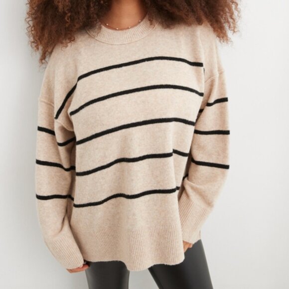 American Eagle Aerie Unreal Sweater Striped XXS - Picture 1 of 5